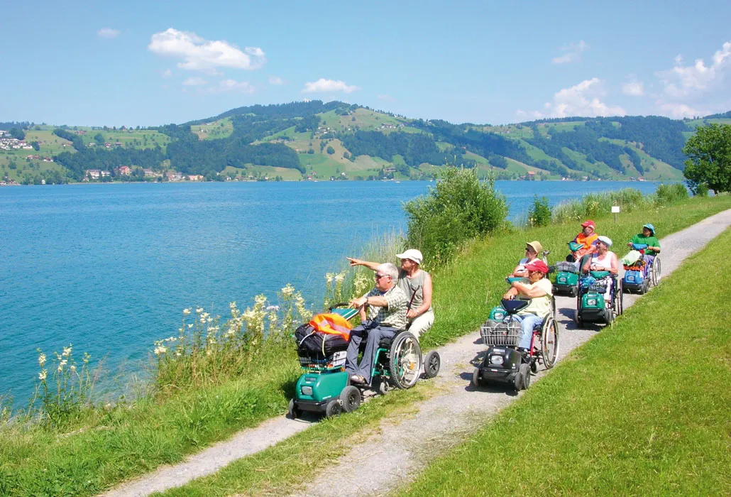 Ausflug mit dem Swisstrac