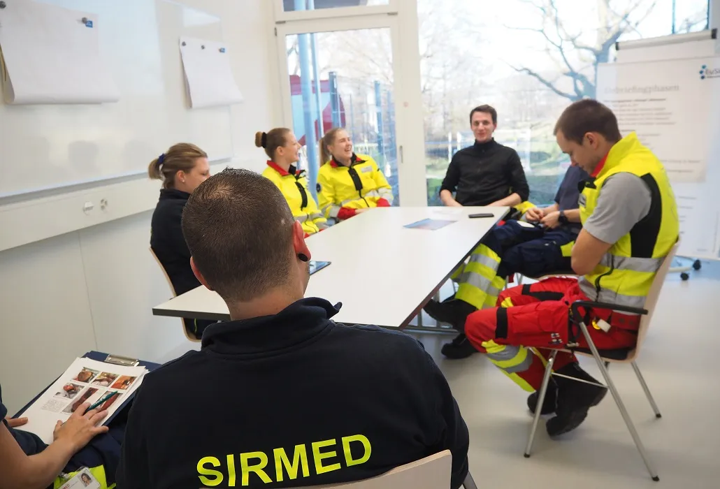 Sirmed Debriefing einer Übung