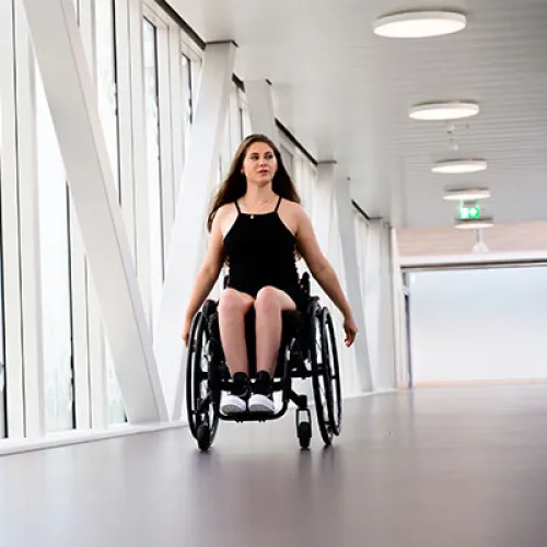 Chiara Schlatter im Schweizer Paraplegiker-Zentrum