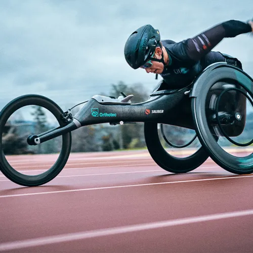 Orthotec wheelchair-racing OT FOXX Patricia Eachus