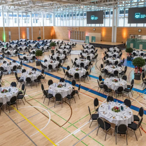 Sporthalle Bankett1