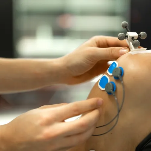 Research sensors on shoulder