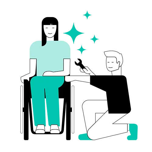 Orthotec Rehatechnik Werkstatt Grafik