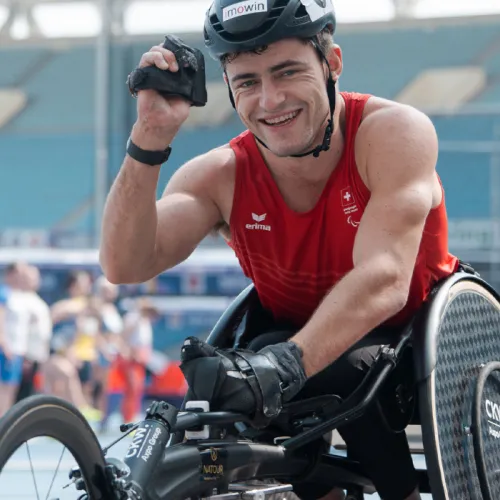 Orthotec Rollstuhlsport Botschafter Fabian Blum