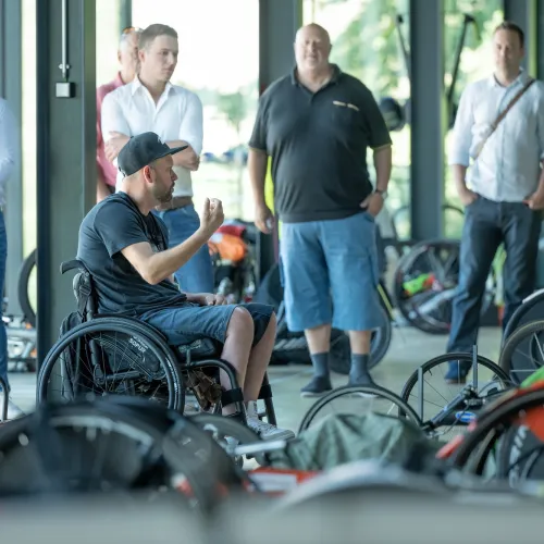 Firmenspende an die Schweizer Paraplegiker-Stiftung
