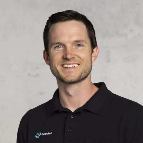Orthotec Leiter Entwicklung und Produktmanagement Portrait Fabian Gafner