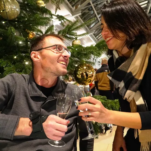 Patientenweihnacht im SPZ mit Roman Späni